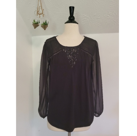 Lucky Brand Tops - Lucky Brand Boho Peasant Top